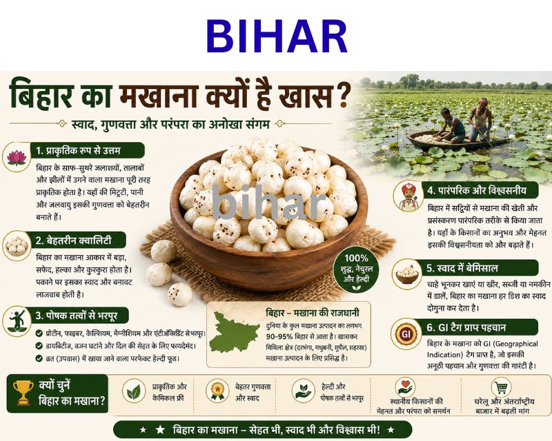 बिहार का मखाना क्यों खास है